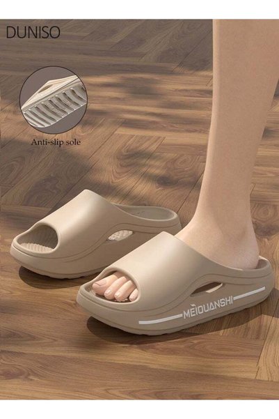 Generic EVA Non-Slip Bath Slippers Size 42-43, Lightweight Quick-Dry Shower S...