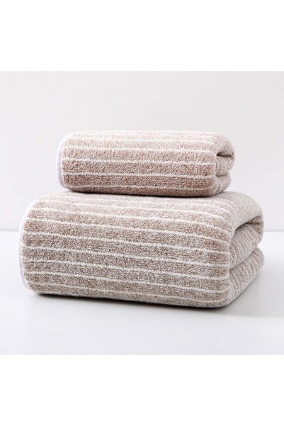 Generic 2-Piece Microfiber Bath Towel Set, Ultra Soft, Highly Absorbent & Qui...