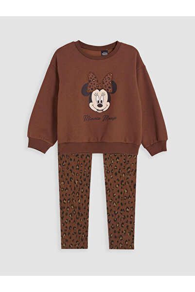 LC Waikiki Quality Pieces from Çelebi Store Cute Mouse Printed Girls' Set