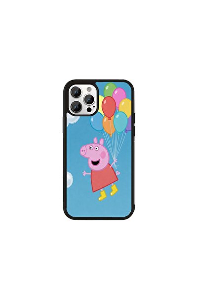 Generic Brand Husa Premium iPhone 12 / 12 Pro Peppa Pig - Model Peppa Balloon...