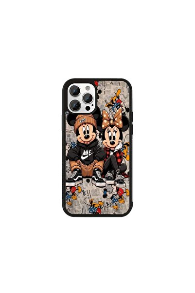 Generic Brand Husă Premium iPhone 11 Pro Max Mickey Minnie Mouse - Model Stre...