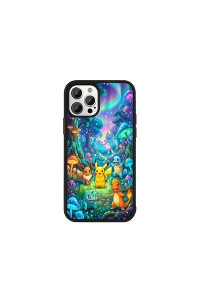 Generic Brand Husa Premium iPhone 14 Plus Pokemon - Model Pokemon Pădure Magică