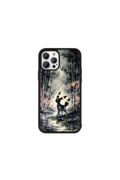 Generic Brand Husa Premium Galaxy S22 Ultra Pokemon - Model Umbreon Pădure În...