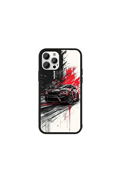 Generic Brand Husa Premium Galaxy S24 BMW - Model Roșu Brush BMW Power