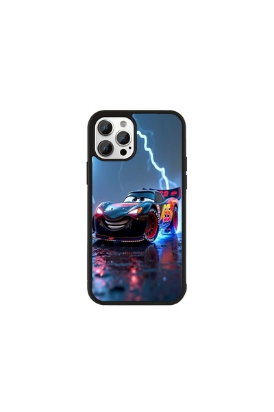 Generic Brand Husa Premium Galaxy S22 McQueen - Mașini Model Black Lightning