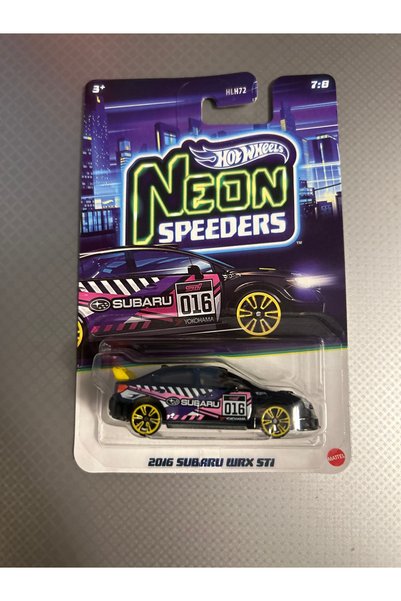 HOT WHEELS NEON SPEEDERS 2016 SUBARU WRX STI