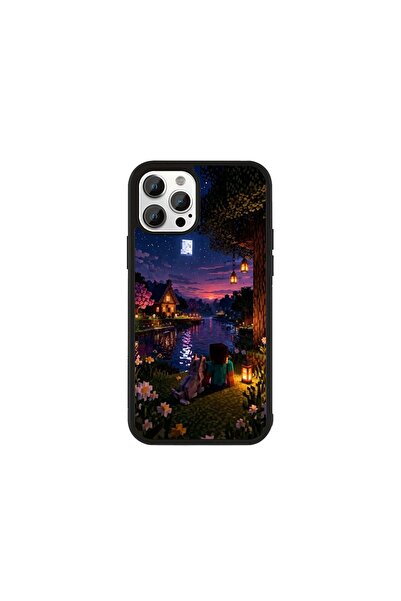 Generic Brand Husa Premium Galaxy S24 Plus Minecraft - Model Noapte cu Lup la...