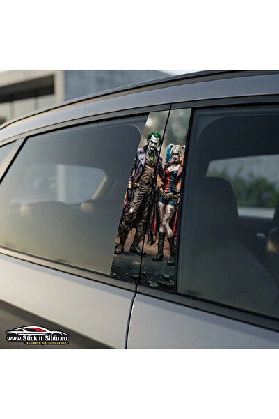 StickITsibiu ΟΛΟΚΛΗΡΟ ΣΕΤ αυτοκόλλητων Stalpi Usi - Harley & Joker: Συνεργάτε...