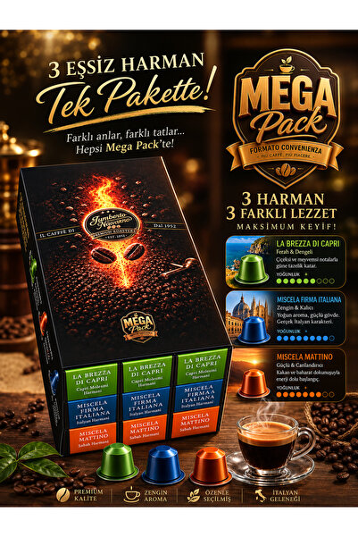 MEGA PACK (9 KUTU) KAPSÜL KAHVE No:4 No:6 No:9