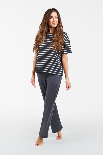 Other Pijama de damă Betty, mâneci scurte, pantaloni lungi, S