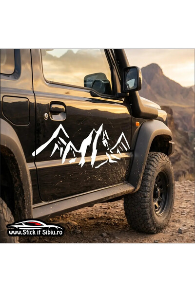 StickITsibiu Autocolant Off-Road 44 - Munți Clasici - Autocolant Auto |   Rez...