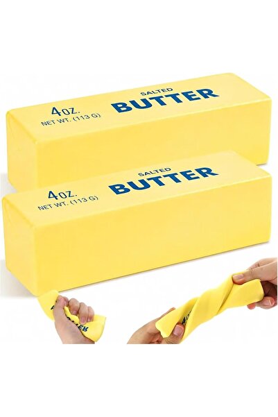 Toybox Two packs of squishy butter fidget toy, soft slow-rising squeeze, real...