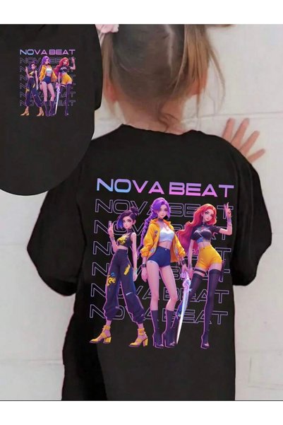 genosha K-Pop Printed Children's T-Shirt 100% Cotton