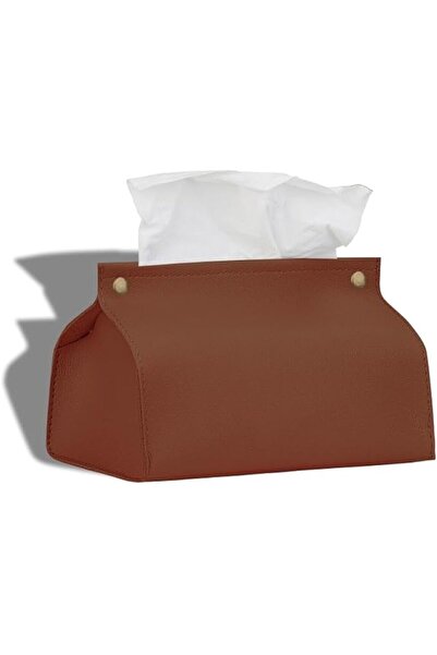 Aputue Tissue Box Cover, Premium PU Leather Tissue Box Holder Organizer for H...
