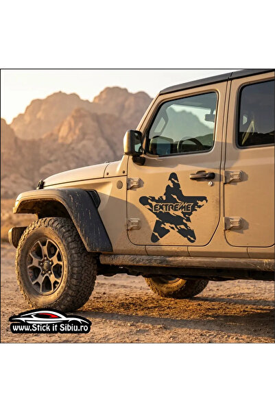 StickITsibiu Autocolant Jeep & SUV - Camuflaj Extreme Star - Autocolant auto ...