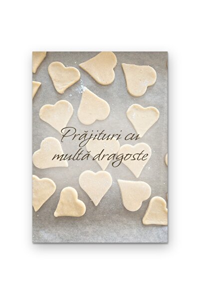 OEM Poster Carton 250g A4 Prăjituri cu multă dragoste, Decor bucătărie, Hârti...