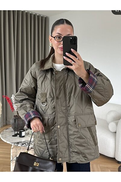 Elines butiq Kapitone mont/ceket oversize/rahat kesim