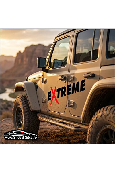 StickITsibiu Αυτοκόλλητο Off-Road 44 - eXtreme - ΣΕΤ Αυτοκόλλητων - Αμφότερα ...
