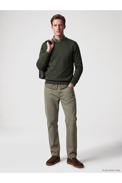 LC Waikiki Vizyon New Season Khaki 779 Regular Fit Men's Jean Trousers
