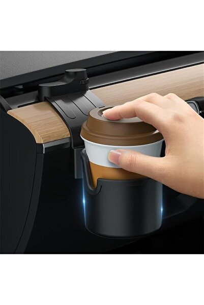 AZONEE Tesla Model Y Dashboard Organizer (2019–2025), Multi-Functional Cup Ho...