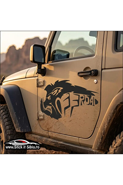 StickITsibiu Autocolant 44 Off-Road - Mistreț - Autocolant auto |   Rezistent...