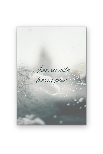 OEM Decorative Poster Winter is a pure fairy tale, Minimalist Design, Cardboa...