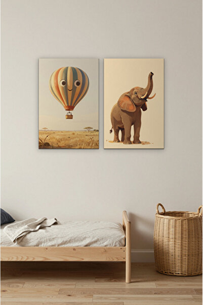 ZURİ DESİGN Balon Safari set za crtanje za decu, 2 dela