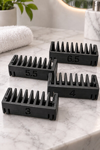 TUTACENTER OneBlade Uyumlu 15 Parça Kesim Tarağı Seti 1-8 mm – 0,5 mm Kademel...