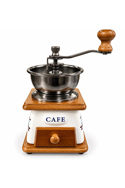 ArkhenX Manual Coffee Grinder with Wooden and Ceramic Body Alk6428