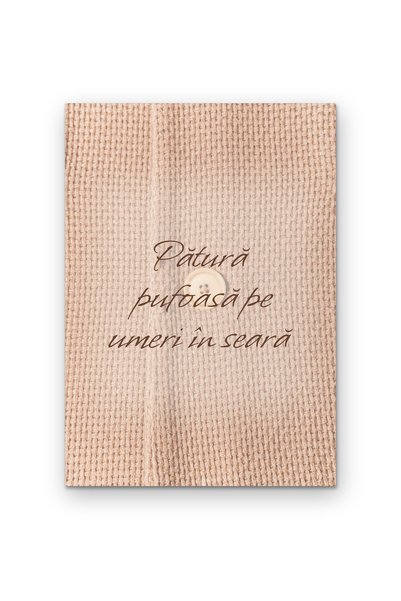 OEM Decorative Poster Fluffy Blanket on shoulders in the evening, Minimalist ...