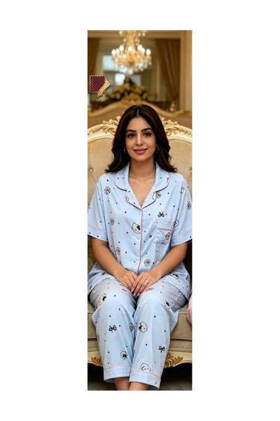 Generic بيجامة نسائية A7463 لون أزرق