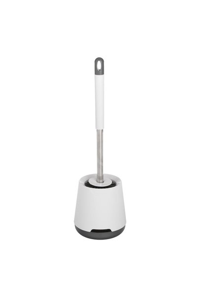 OEM Perie de toaletă din silicon alb-gri 13x40cm cu autocolant pentru montare...