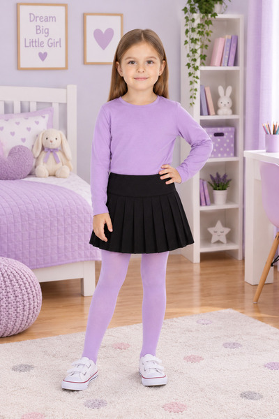 ELEGANZA Dres copii din bumbac – lila