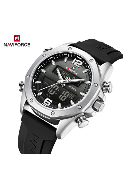 Naviforce Erkek Kol Saati Analog & Dijital Silikon Kordon 2237