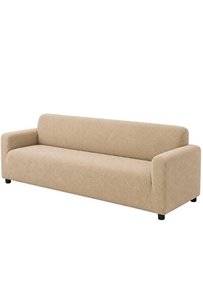 IRO 4-Way Stretch Elastic Cover, for 3-Seater Sofa, Unique Embossed Design, M...