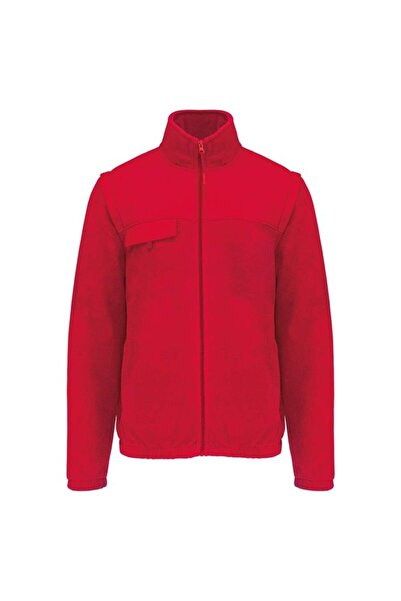 Designed To Work Jacheta unisex, fleece cu maneci detasabile - WK9105