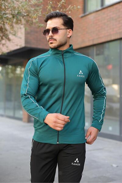 KANOX New Season Men's Tracksuit Set, Green