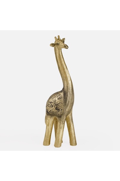 OEM Decorațiune de masă girafă aurie |   27cm