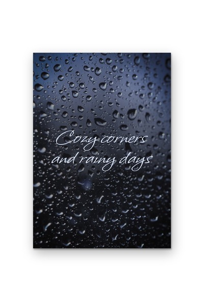 OEM Poster Decorativ Colturi Confortabile si Zile Ploioase, Text Inspirationa...