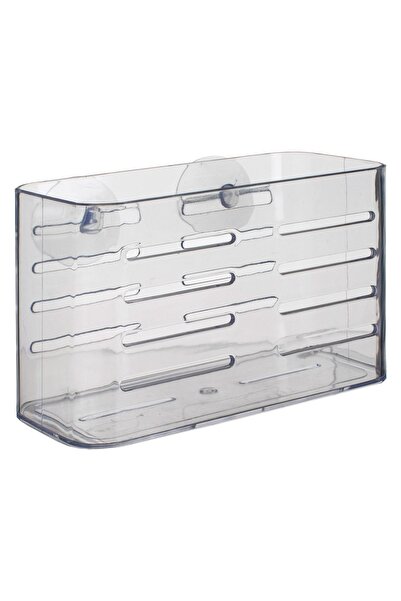 OEM Raft de baie din acril transparent cu ventuză 18.7x10x12.2cm