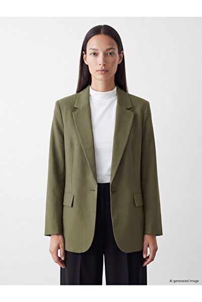 LC Waikiki Vizyon New Season Khaki Women's Blazer Jacket