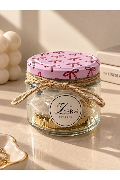 ZER CO Premium Takı Kavanozu ( 12 Parça )