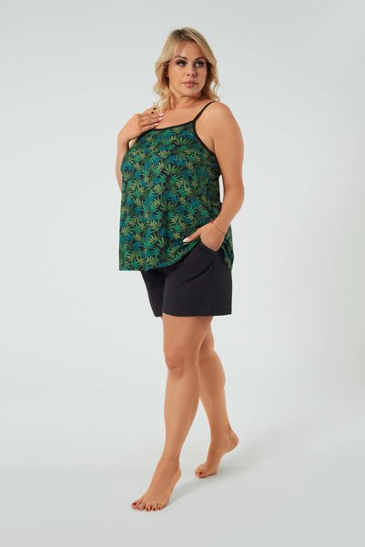 Other Pijamale de damă casual, cu bretele subțiri, pantaloni scurți XL