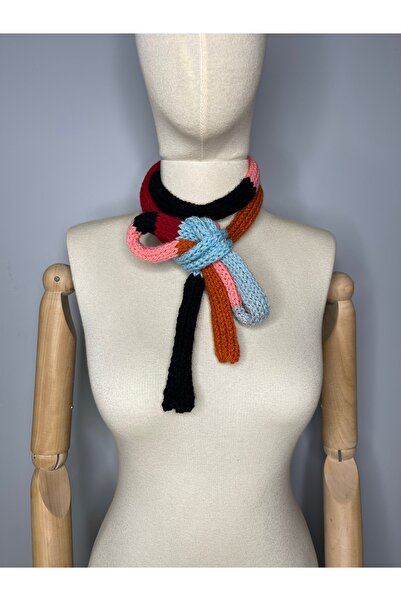 zeinapp Hand Knitted Design Scarf Shawl Neck Collar Foulard