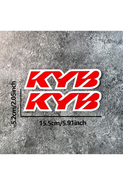 Choice ملصقات فينيل مقاومة للماء للدراجات النارية من نوع KYB مقاس 15.5×5.2 سم...