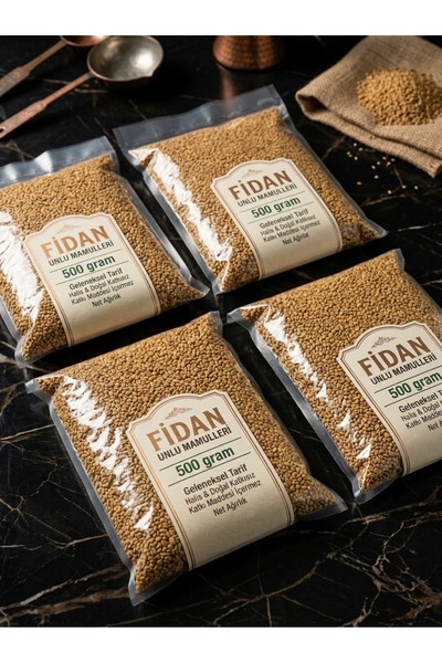 Fidan ODUN ATEŞİNDE KAVRULMUŞ HARMANLANMIŞ SUSAM SİMİTLİK BÖREKLİK ( 500g )