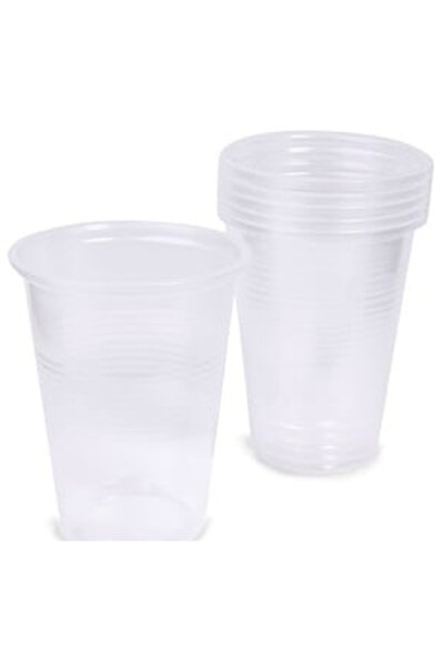 OEM Set of 40 Transparent Plastic Cups 270ml