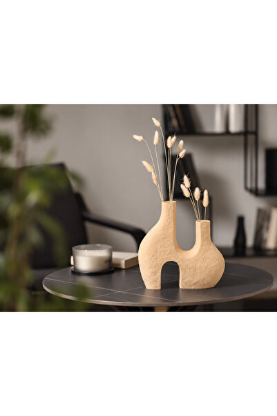 3D Baskı Çift Boyunlu Modern Dekoratif Vazo