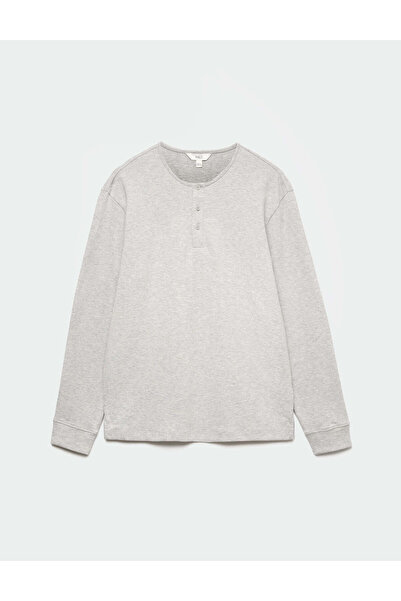 Marks & Spencer Yumuşak Dokulu Henley Üst
