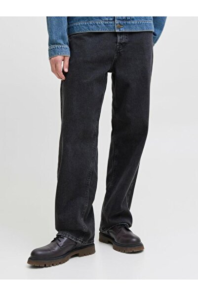 Jack & Jones Men's Black Jjıted Jjorıgınal Sq 737 Jean